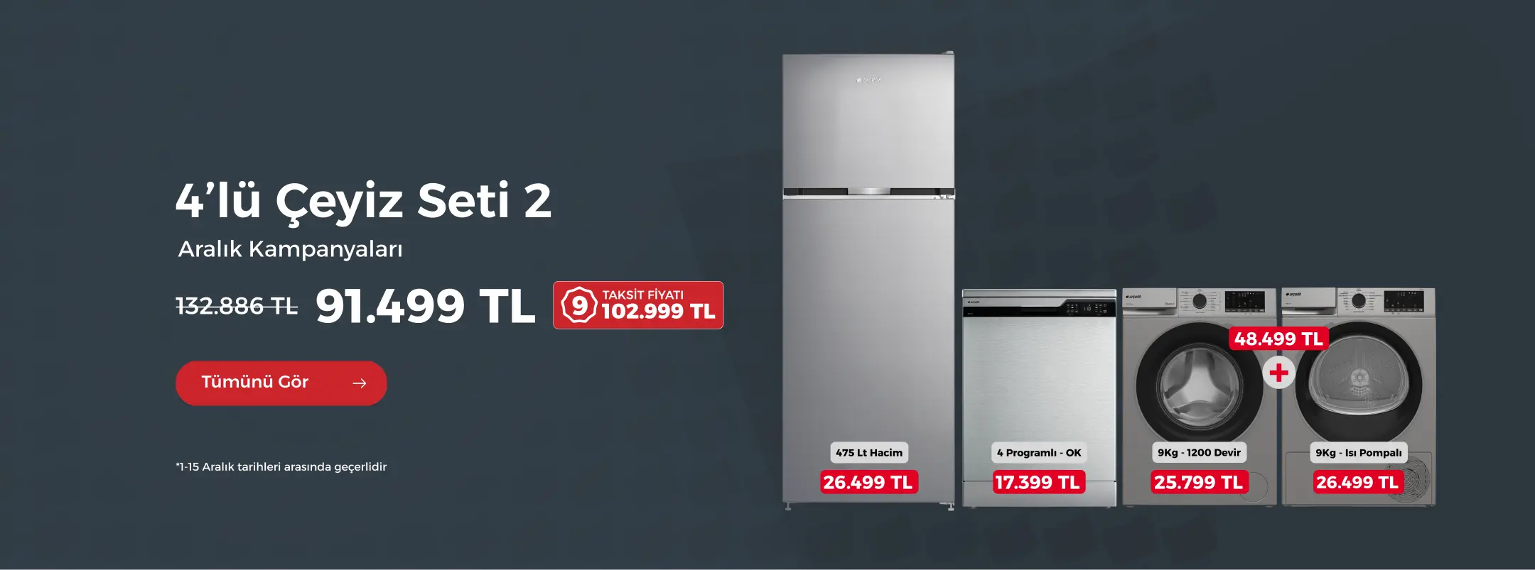 Dudullu Arçelik Ankastre Setler