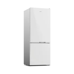 270475 IEBC Beyaz Cam Yapay Zeka Teknolojili Alttan Donduruculu Buzdolabı