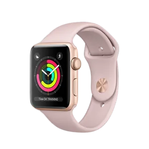 Apple W S3 42mm Gold Case Pink S.S. Band Apple Watch