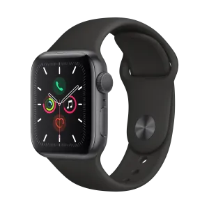 APPLE W S5 40 SG AL Case- Black bnd Apple Watch