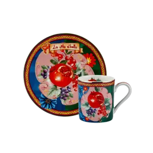 Chiara Alessi Capri Yeşil Fincan Seti Kahve Fincanları