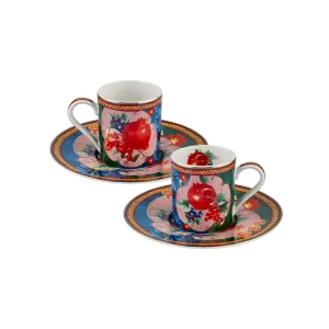 Chiara Alessi Capri Yeşil Fincan Seti Kahve Fincanları