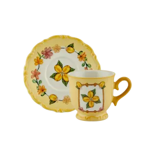 Chiara Alessi Il Sogno Sarı Fincan Seti Kahve Fincanları