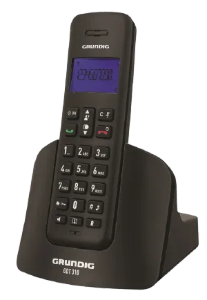 Grundig GDT 310 Siyah Kablosuz Telefon