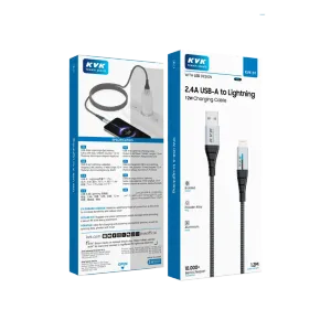 HASR ISKLI 2.4A USB-A LGHTN 12W 1.2M KBL Şarj Cihazları