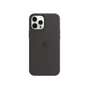 iPhone 12 Pro Max Silikon Kılıf Siyah Cep Telefonu Aksesuar