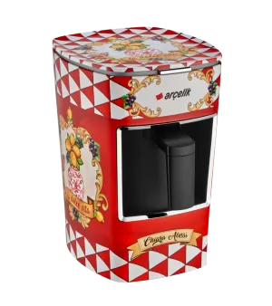 Chiara Alessi K 3300 CR Capri Red Türk Kahve Makinesi