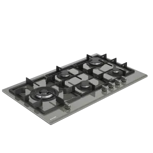 OCD D 902 DWG Gazlı Cam Tablalı Ocak