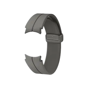 Samsung Watch 4 & 5 D-Buckle Kordon Gri Saat ve Bileklik Aksesuarı