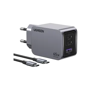 UGREEN Nexode Pro 65W adaptör+100W kablo Cep Telefonu Aksesuar