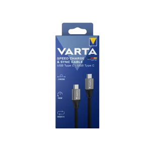 VARTA Şarj Kablosu 2m C-C Şarj Kabloları