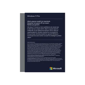 Windows 11 Pro OEM 64Bit Türkçe Bilgisayar Çevre Birimleri
