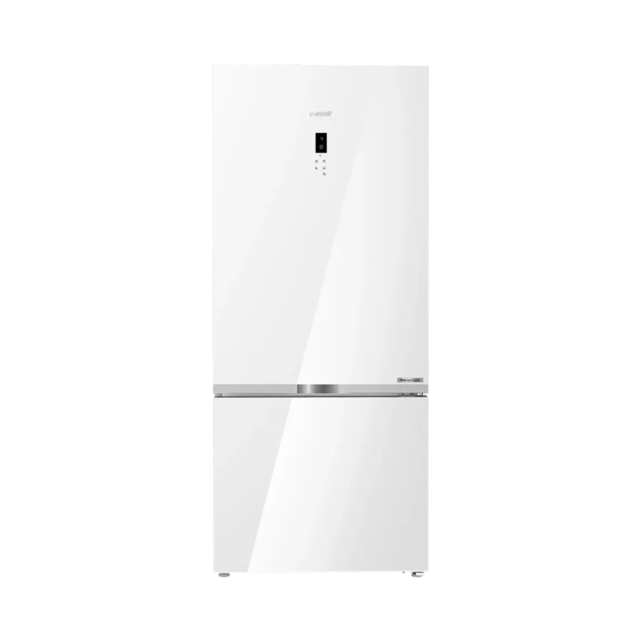 278551 EBC AI Fit Beyaz Cam Yapay Zeka Teknolojili Alttan Donduruculu Buzdolabı