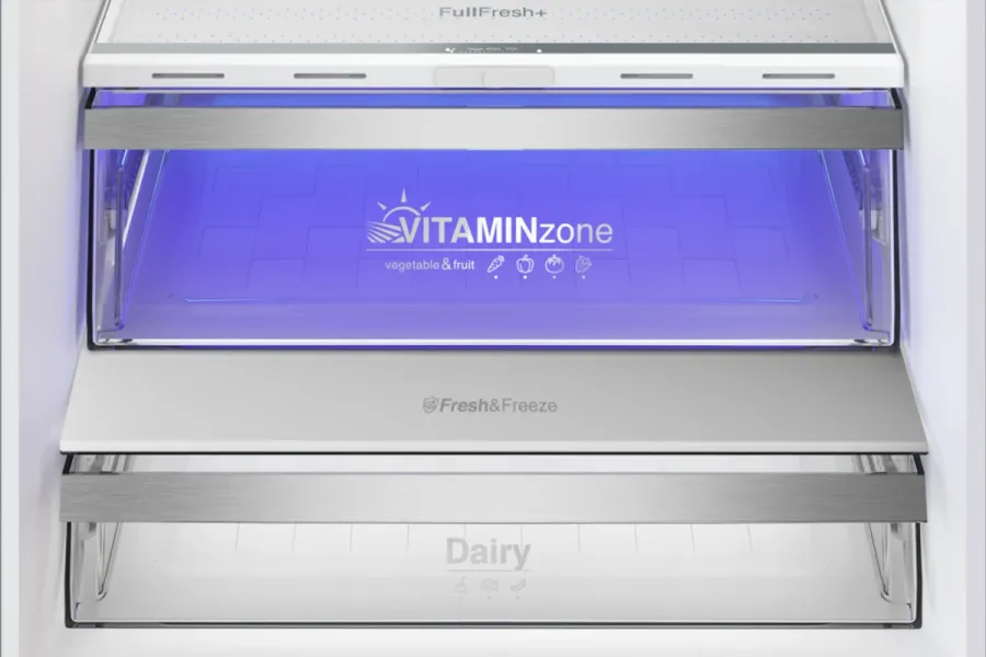 278551 ESC Siyah Cam Alttan Donduruculu Buzdolabı