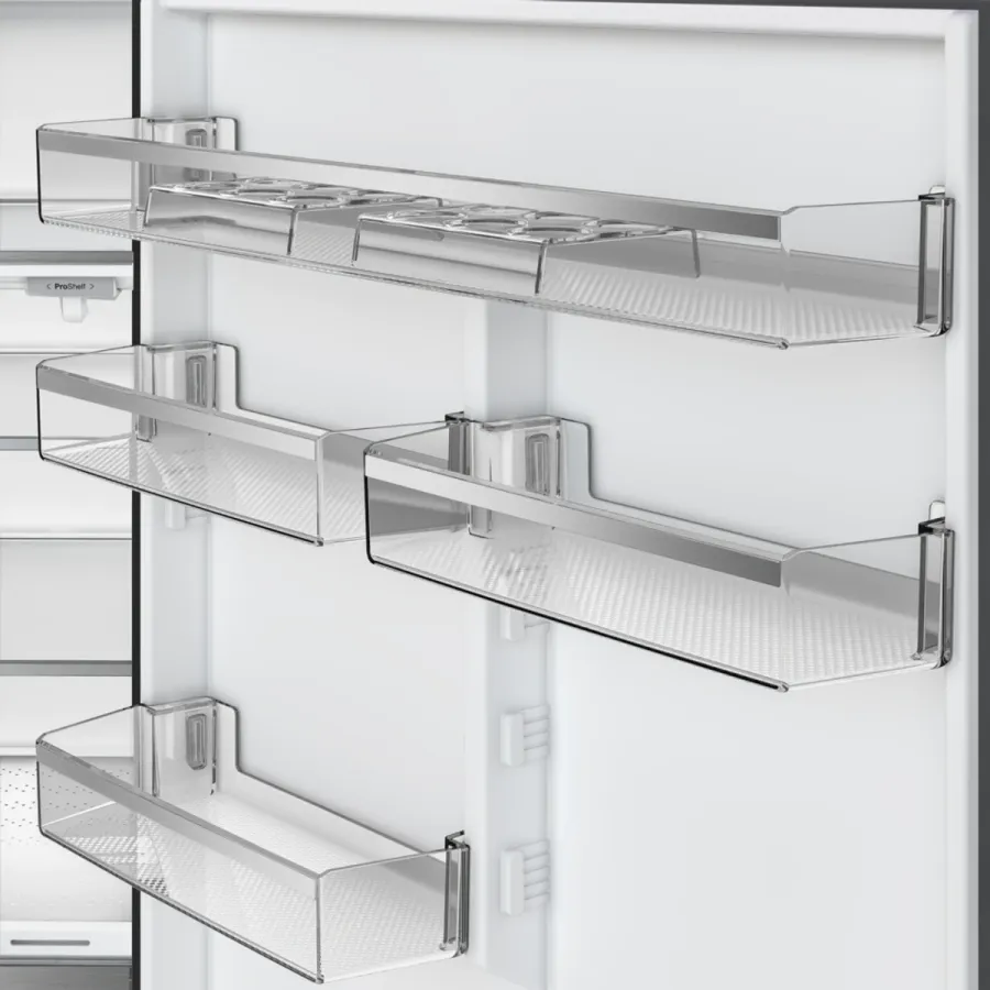 278551 ESC Siyah Cam Alttan Donduruculu Buzdolabı