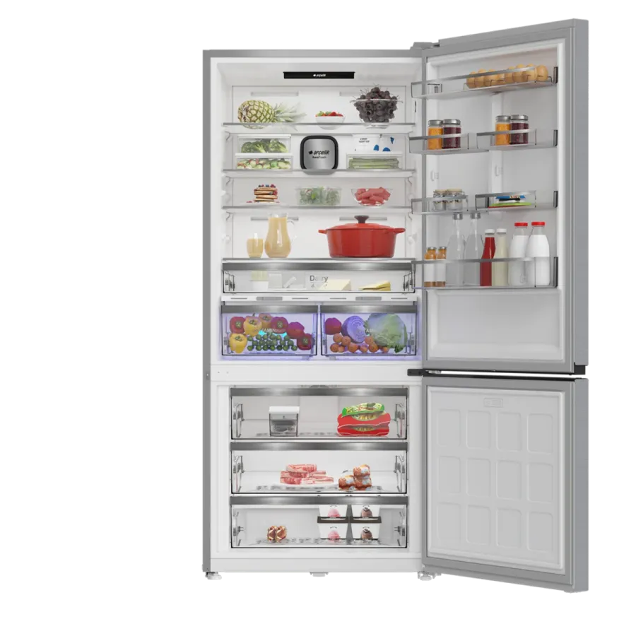 283616 EI Yapay Zeka Teknolojili Alttan Donduruculu Buzdolabı