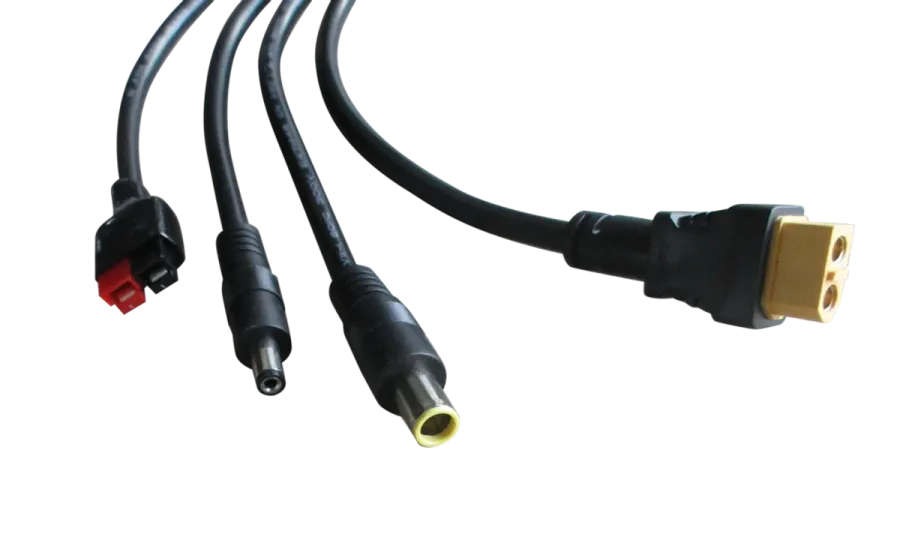 4 in 1 connection cable Taşınabilir Güneş Paneli Aksesuarları