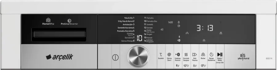 8050 YK Kurutmalı Çamaşır Makinesi