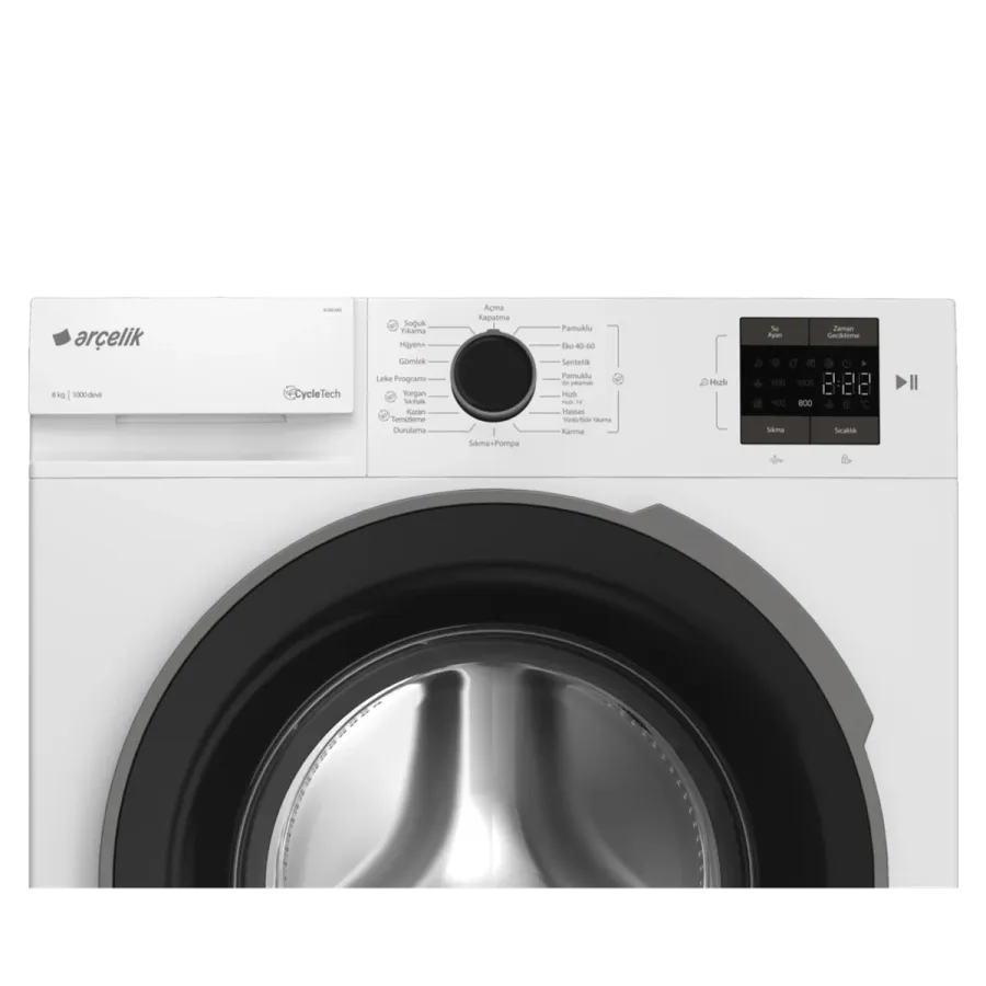 8100 MX 8 Kg Çamaşır Makinesi