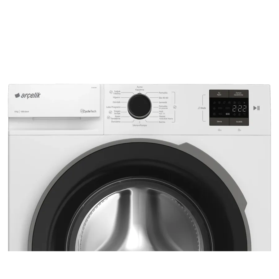 8100 MX 8 Kg Çamaşır Makinesi