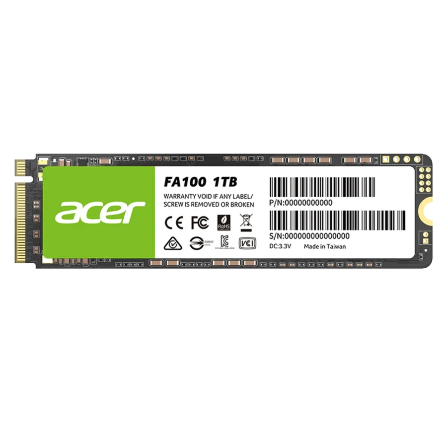 Acer FA100 PCIe NVMe 1TB Bilgisayar Çevre Birimleri
