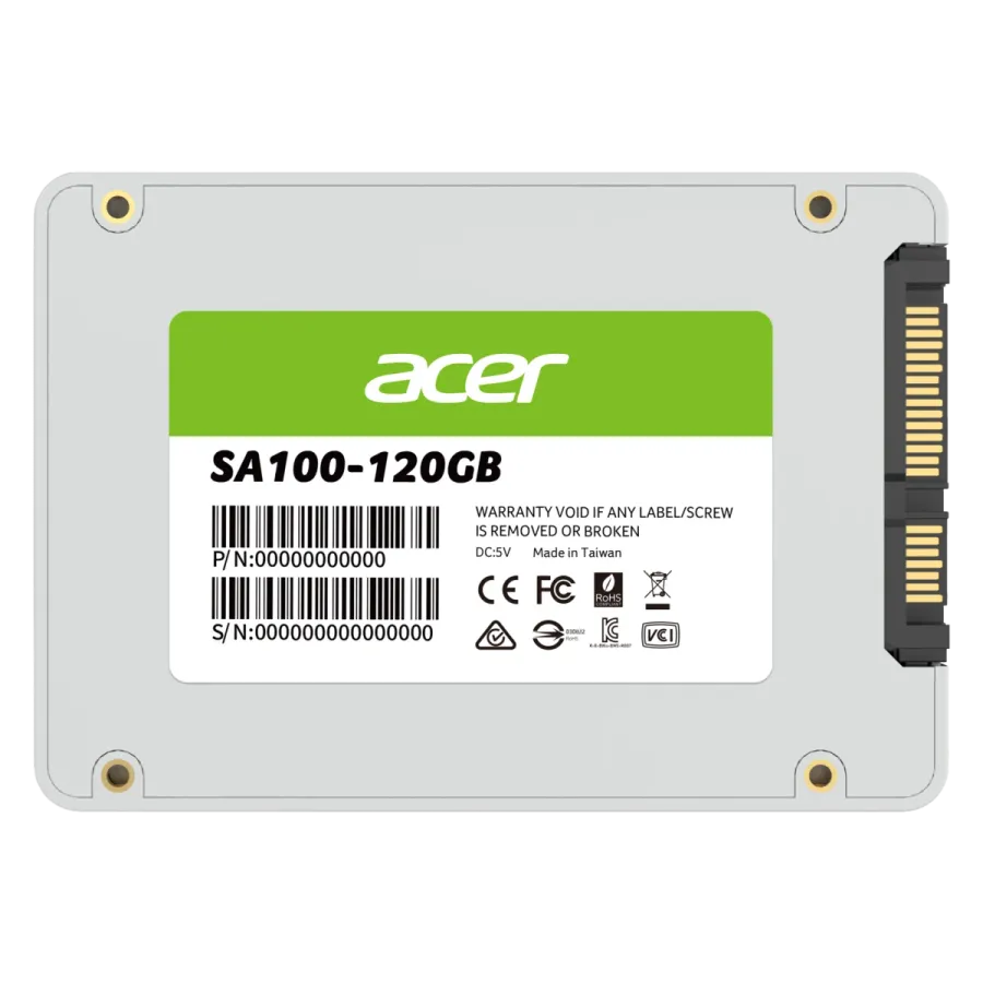 ACER SSD SA100 2.5'' 120GB Bilgisayar Çevre Birimleri