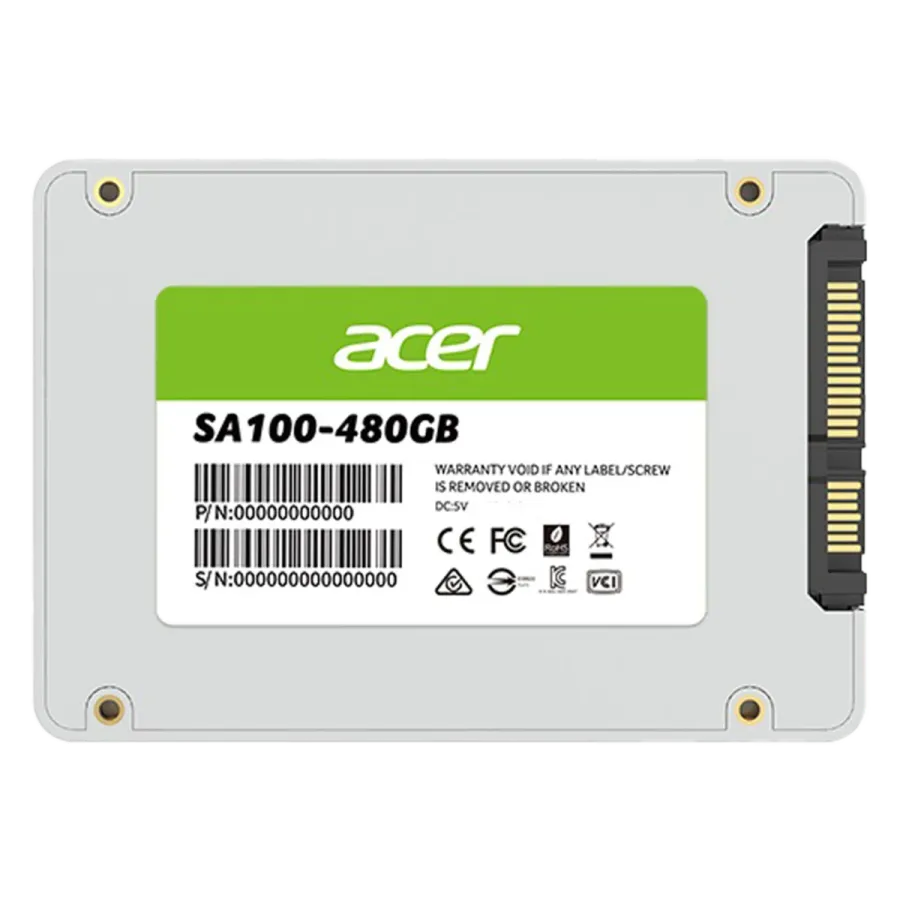 ACER SSD SA100 2.5'' 480GB Bilgisayar Çevre Birimleri