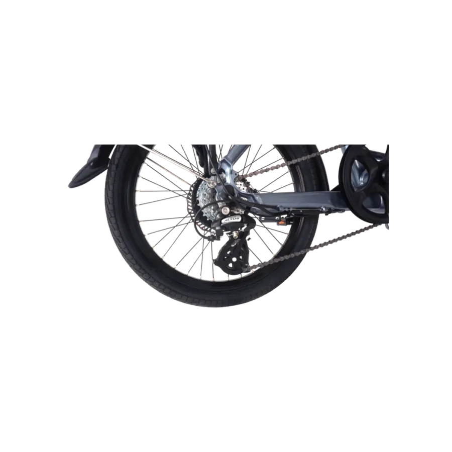 Alba Fold X Antrasit Gri E-Bike Elektrikli Bisiklet