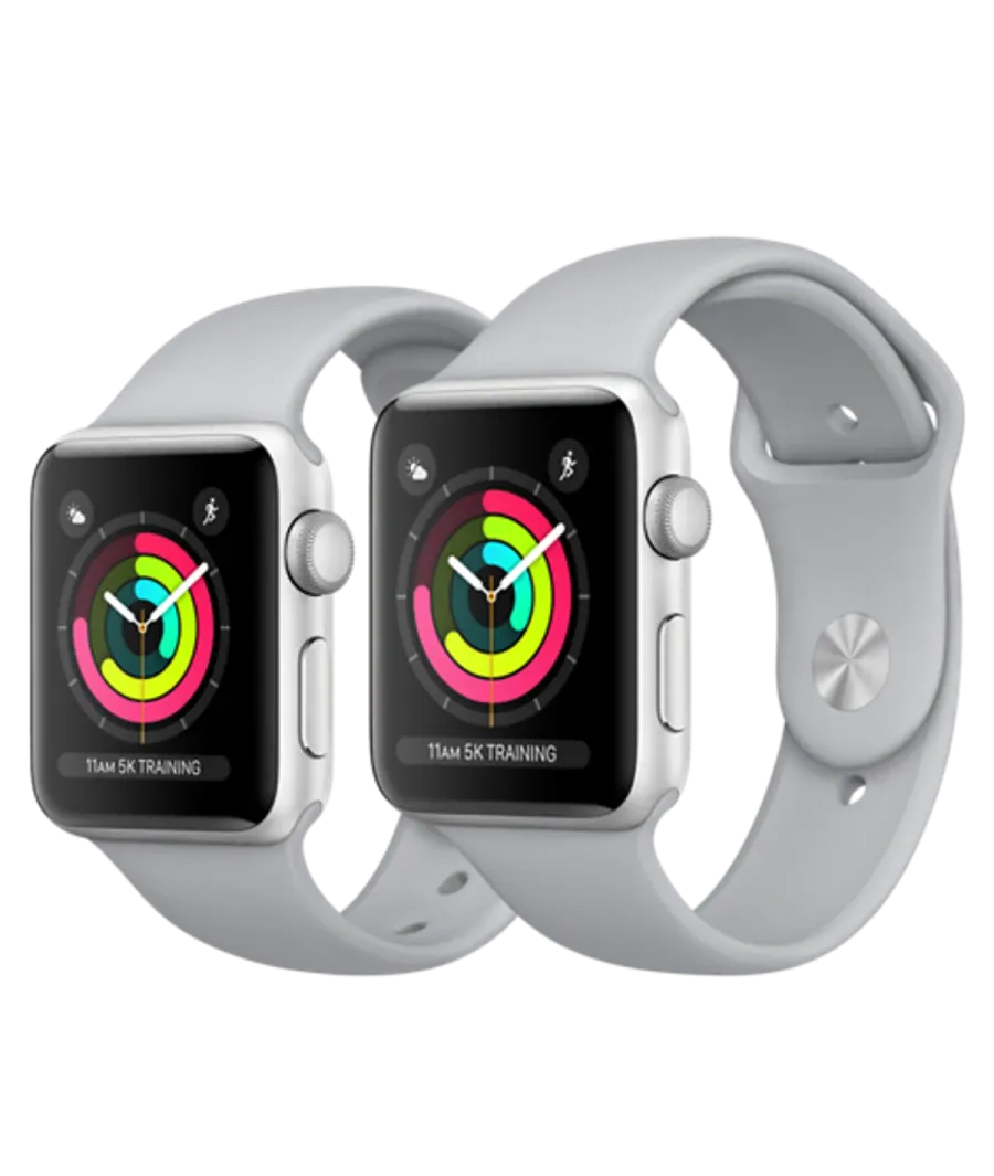 Apple W S3 38mm Silver Case Fog S. Band Apple Watch