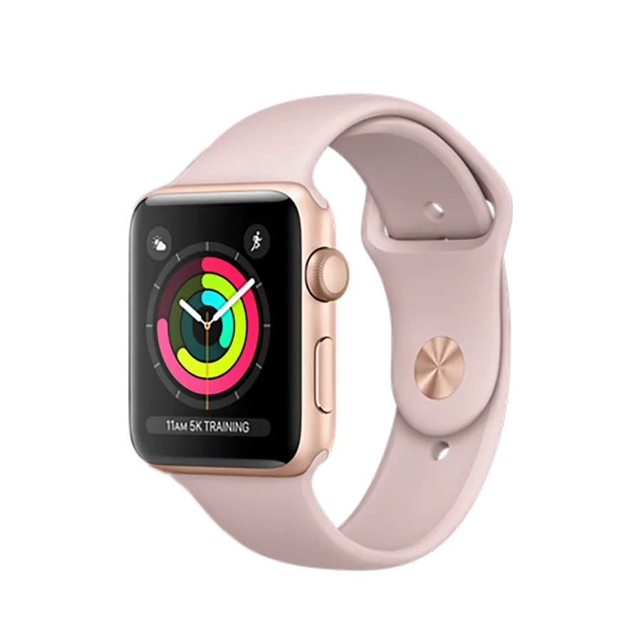 Apple W S3 42mm Gold Case Pink S.S. Band Apple Watch