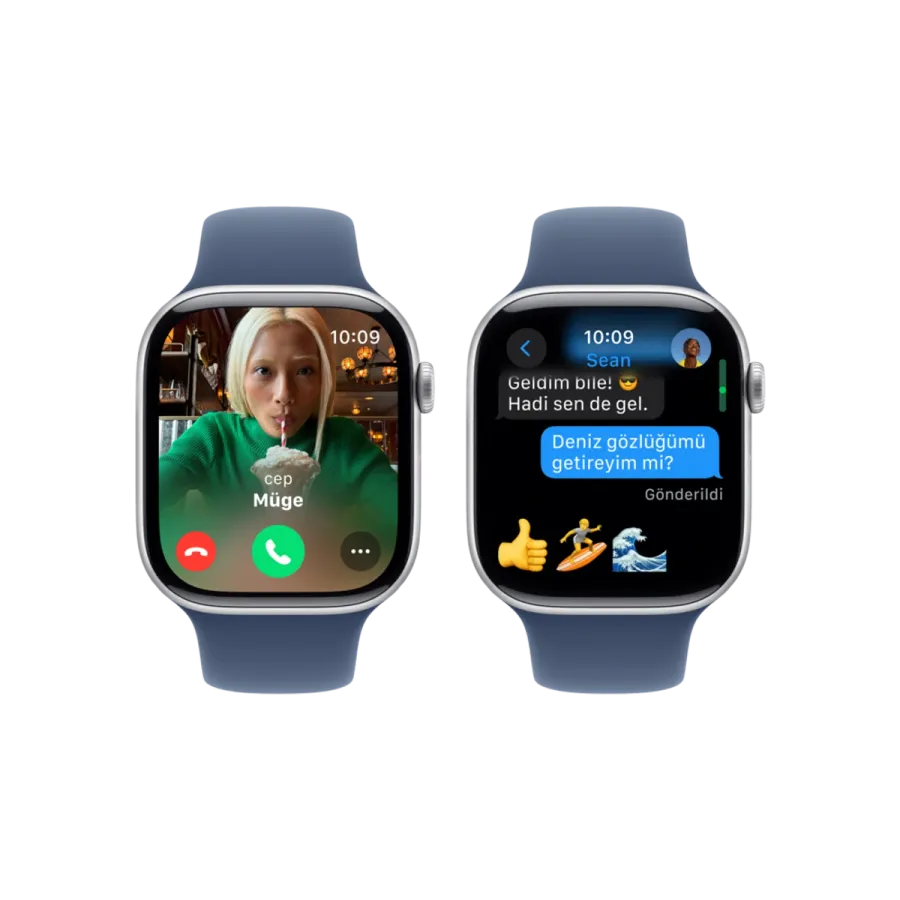 Apple Watch 10 GPS 42mm Gümüş SB-M/L Akıllı Saat