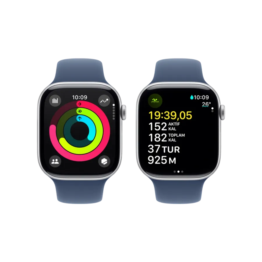 Apple Watch 10 GPS 42mm Gümüş SB-M/L Akıllı Saat