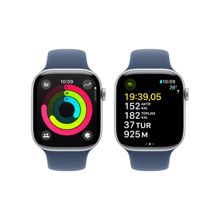 Apple Watch 10 GPS 42mm Gümüş SB-M/L Akıllı Saat