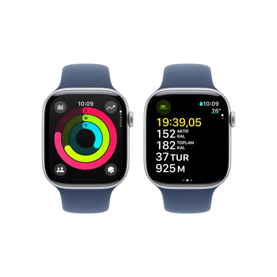 Apple Watch 10 GPS 42mm Gümüş SB-S/M Akıllı Saat