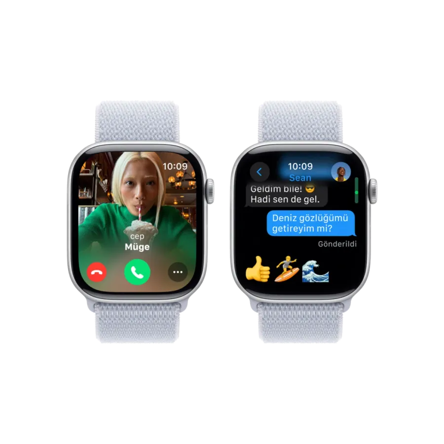 Apple Watch 10 GPS 42mm Gümüş SL Akıllı Saat