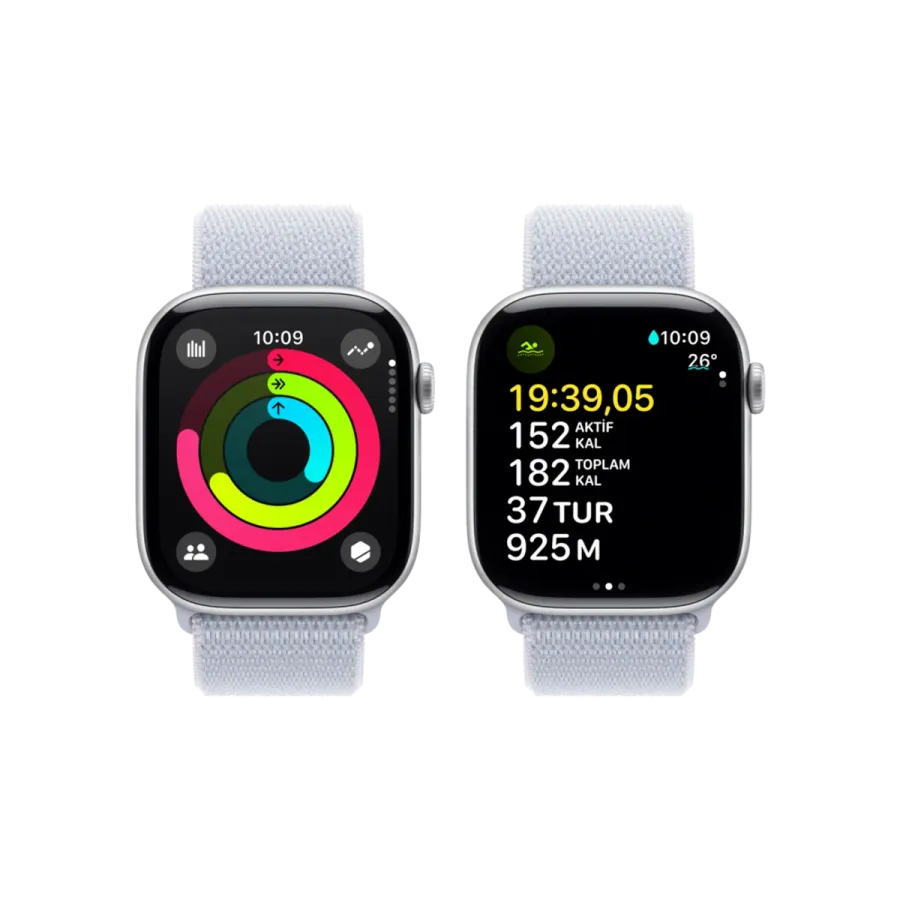 Apple Watch 10 GPS 42mm Gümüş SL Akıllı Saat