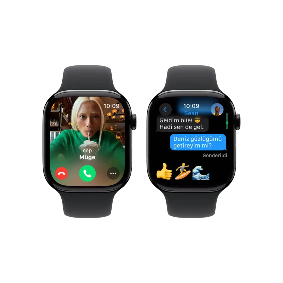 Apple Watch 10 GPS 42mm Siyah SB-S/M Akıllı Saat