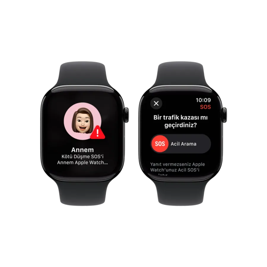 Apple Watch 10 GPS 42mm Siyah SB-S/M Akıllı Saat