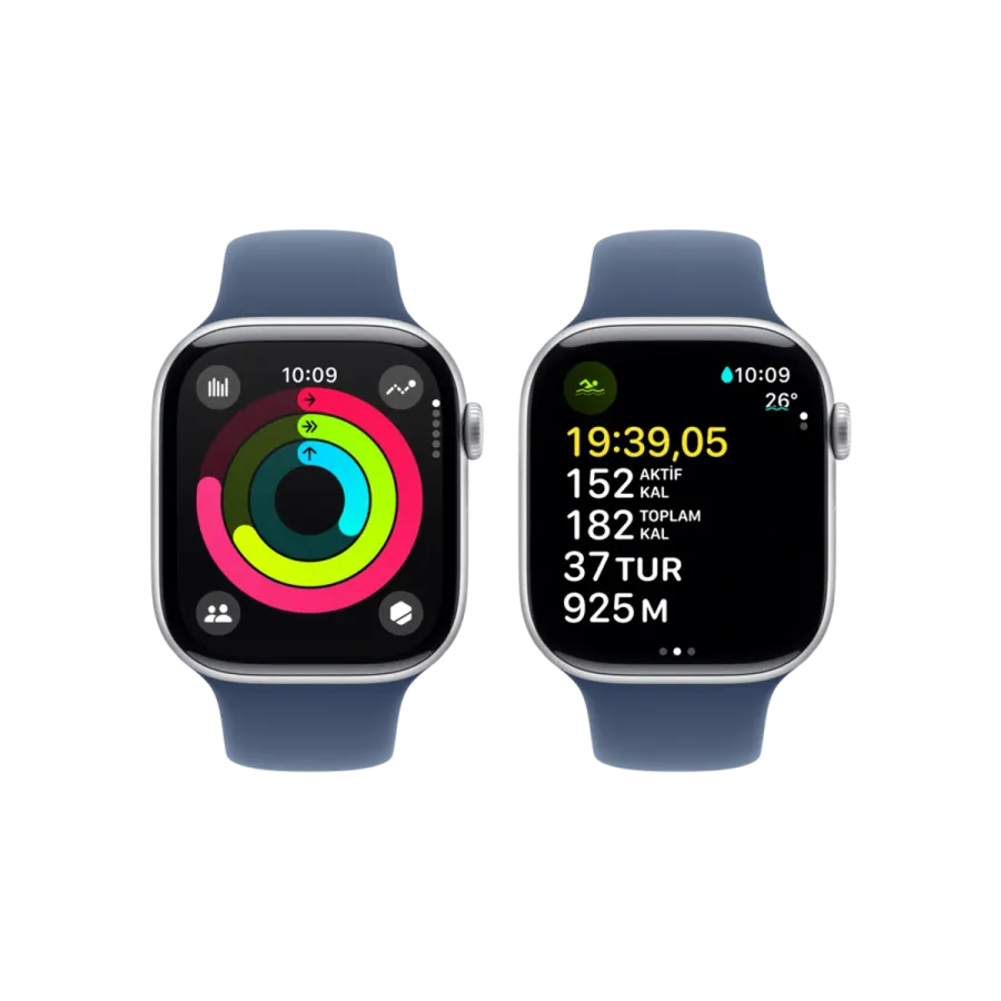 Apple Watch 10 GPS 46mm Gümüş SB-M/L Akıllı Saat