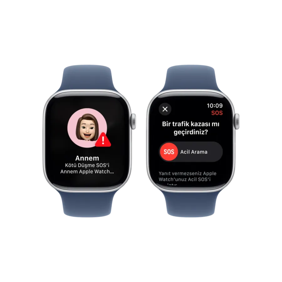 Apple Watch 10 GPS 46mm Gümüş SB-S/M Akıllı Saat