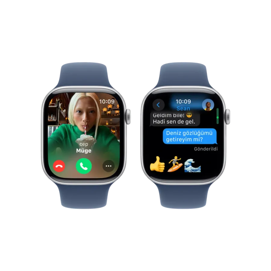 Apple Watch 10 GPS 46mm Gümüş SB-S/M Akıllı Saat