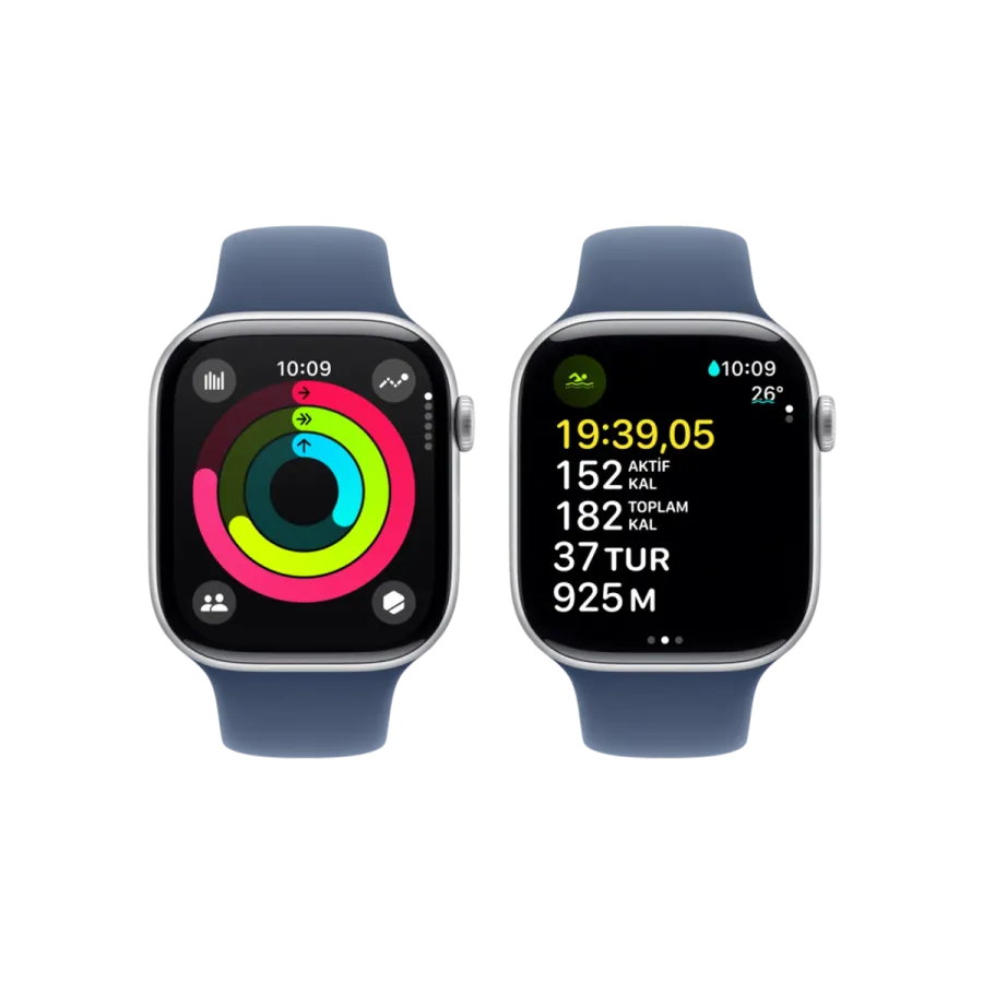Apple Watch 10 GPS 46mm Gümüş SB-S/M Akıllı Saat