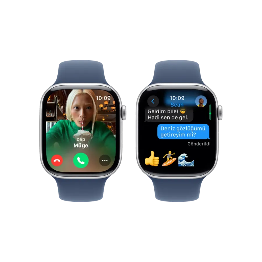 Apple Watch 10 GPS 46mm Gümüş SB-S/M Akıllı Saat