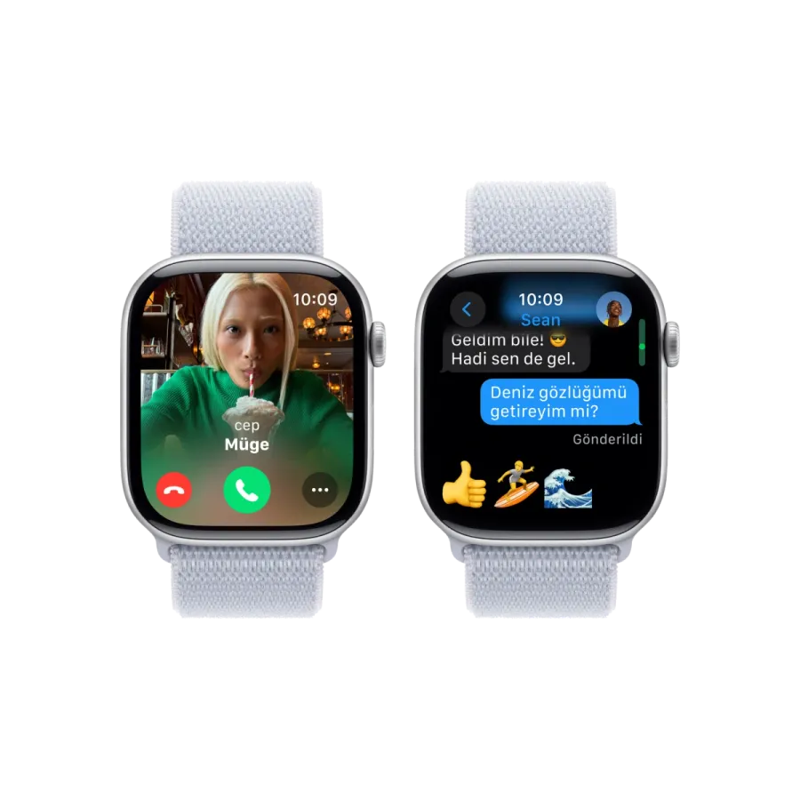 Apple Watch 10 GPS 46mm Gümüş SL Akıllı Saat