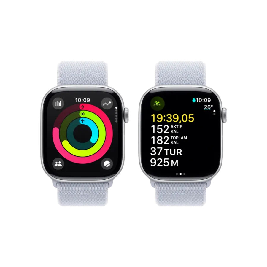 Apple Watch 10 GPS 46mm Gümüş SL Akıllı Saat