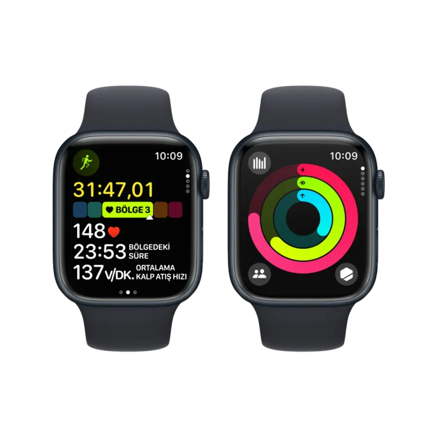 Apple Watch S9 41mm Gece Yarısı SB M/L Akıllı Saat