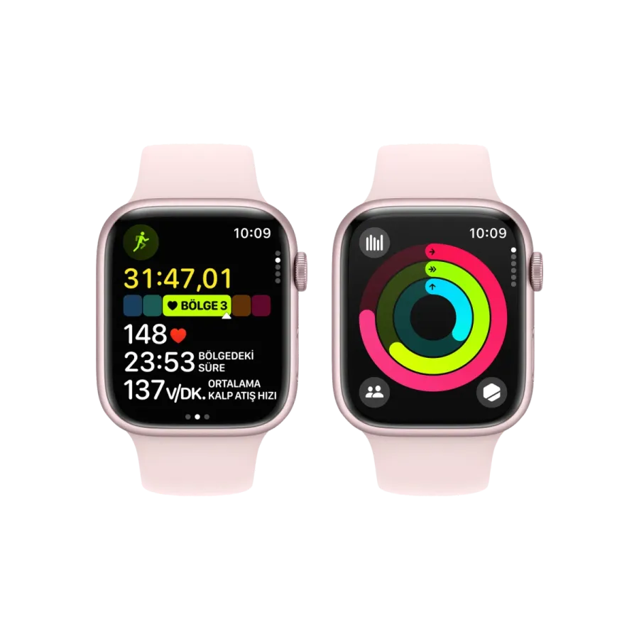 Apple Watch S9 45mm Pembe SB - S/M Akıllı Saat