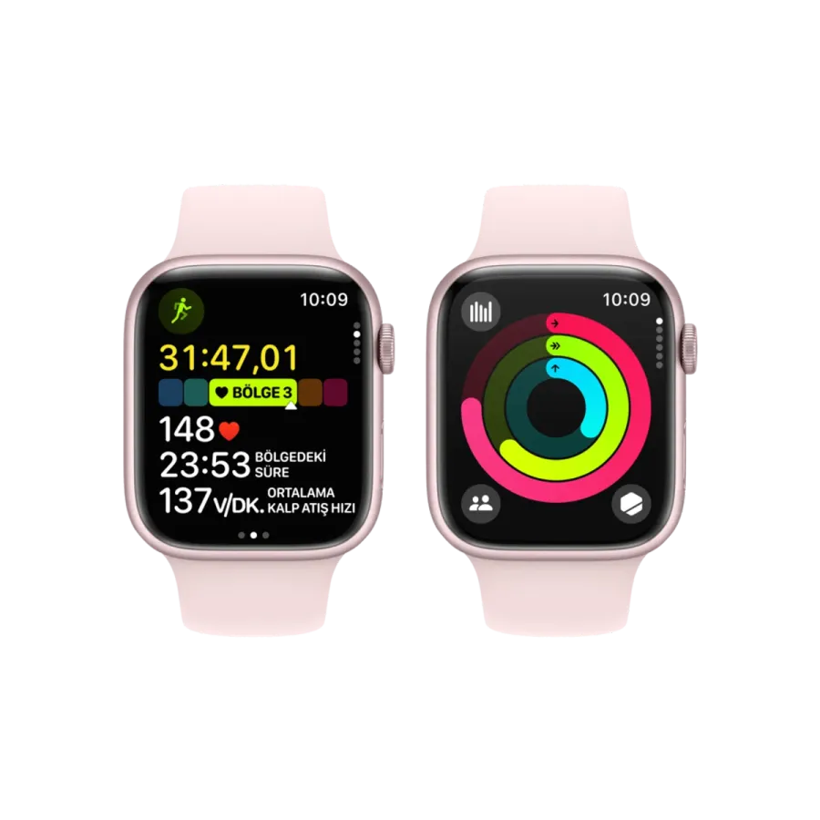 Apple Watch S9 45mm Pembe SB - S/M Akıllı Saat