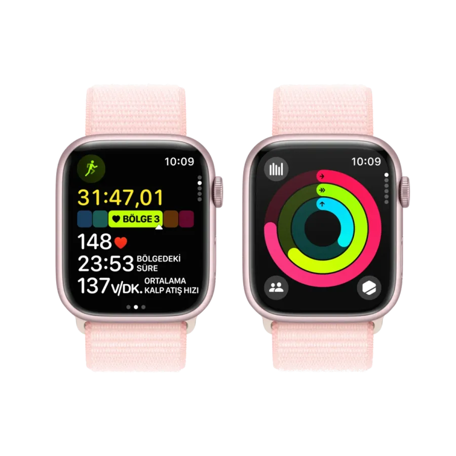 Apple Watch S9 45mm Pembe SL Akıllı Saat