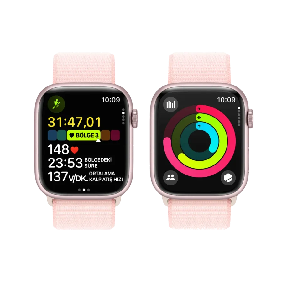 Apple Watch S9 45mm Pembe SL Akıllı Saat